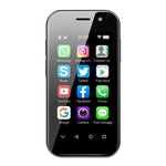 Reconnaissance faciale, écran 3 pouces, Android 9.0, processeur quadricœur MTK6739CW jusqu'à 1,28 GHz, OTG, réseau 4G, double SIM, compatible Google Play, 3 Go de RAM + 32 Go de stockage