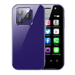 Reconnaissance faciale, écran 3 pouces, Android 9.0, processeur quadricœur MTK6739CW jusqu'à 1,28 GHz, OTG, réseau 4G, double SIM, compatible Google Play, 3 Go + 64 Go