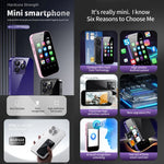 Reconnaissance faciale, écran 3 pouces, Android 9.0, processeur quadricœur MTK6739CW jusqu'à 1,28 GHz, OTG, réseau 4G, double SIM, compatible Google Play, 3 Go + 64 Go