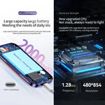 Reconnaissance faciale, écran 3 pouces, Android 9.0, processeur quadricœur MTK6739CW jusqu'à 1,28 GHz, OTG, réseau 4G, double SIM, compatible Google Play, 3 Go + 64 Go