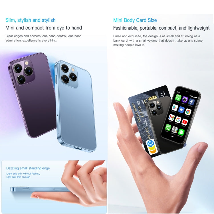 Smartphone SOYES XS15, écran 3 pouces, Android 8.1, processeur quadricœur MTK6580 jusqu'à 1,3 GHz, Bluetooth, Wi-Fi, GPS, réseau 3G, double SIM