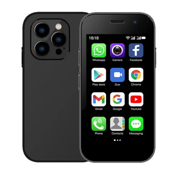 SOYES XS15 Pro, écran 3 pouces, Android 9.0, processeur quadricœur MTK6737, Bluetooth, Wi-Fi, réseau 3G, double SIM