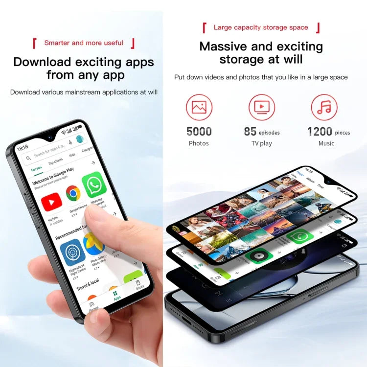SOYES XS18 Pro Max, 2 Go + 16 Go, Face ID, écran 4,3 pouces, Android 8.1, processeur quadricœur MTK6737A, réseau : 4G, OTG, double SIM, XS18 Pro Max