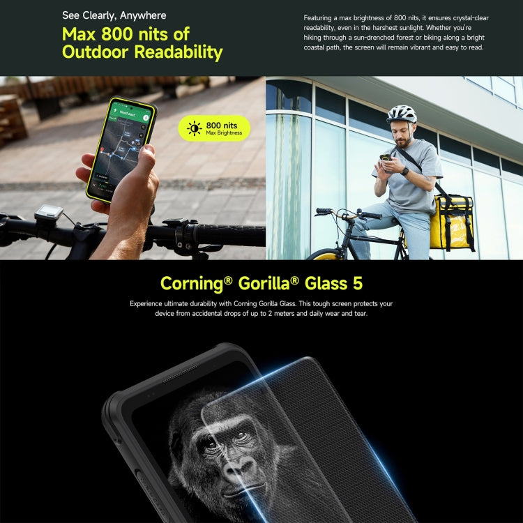 Ulefone Armor X31 Pro 5G, 8 Go + 256 Go, vision nocturne, téléphone robuste IP68/IP69K, écran 6,56 pouces, Android 14, processeur octa-core MediaTek Dimensity 6300, réseau : 5G, NFC, OTG, Armor X31 Pro