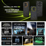 Ulefone Armor X31 Pro 5G, 8 Go + 256 Go, vision nocturne, téléphone robuste IP68/IP69K, écran 6,56 pouces, Android 14, processeur octa-core MediaTek Dimensity 6300, réseau : 5G, NFC, OTG, Armor X31 Pro