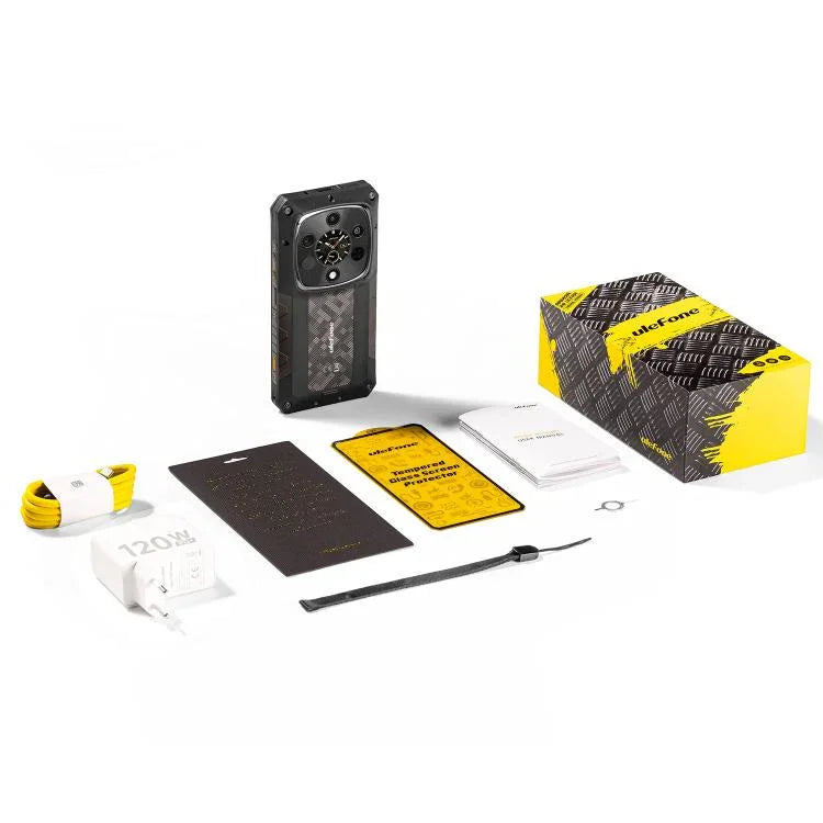 Ulefone Armor 28 UltraThermal Version, téléphone robuste, 16 Go + 1 To, vision nocturne, batterie 10 600 mAh, écran 6,67 pouces, Android 14, processeur octocœur MediaTek Dimensity 9300+, réseau : 5G, NFC, version Armor 28 Ultra Thermal