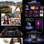 Ulefone Armor 28 UltraThermal Version, téléphone robuste, 16 Go + 1 To, vision nocturne, batterie 10 600 mAh, écran 6,67 pouces, Android 14, processeur octocœur MediaTek Dimensity 9300+, réseau : 5G, NFC, version Armor 28 Ultra Thermal