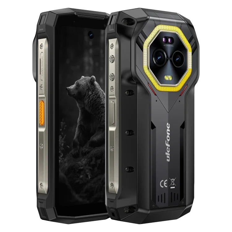 Ulefone Armor Mini 20, Vision nocturne, 8 Go + 256 Go, Téléphone durci IP68/IP69K, Android 14, 4,7 pouces, Processeur octa-core MediaTek Dimensity 6300, Réseau : 4G, NFC, OTG, Armor Mini 20