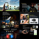Ulefone Armor Mini 20, Vision nocturne, 8 Go + 256 Go, Téléphone durci IP68/IP69K, Android 14, 4,7 pouces, Processeur octa-core MediaTek Dimensity 6300, Réseau : 4G, NFC, OTG, Armor Mini 20
