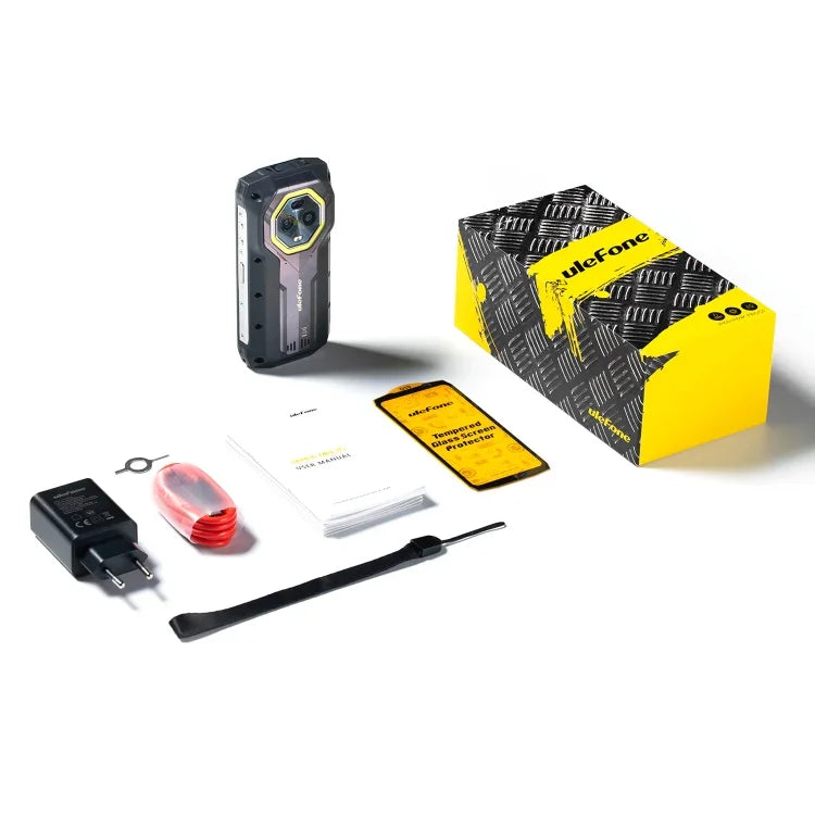 Ulefone Armor Mini 20, Vision nocturne, 8 Go + 256 Go, Téléphone durci IP68/IP69K, Android 14, 4,7 pouces, Processeur octa-core MediaTek Dimensity 6300, Réseau : 4G, NFC, OTG, Armor Mini 20