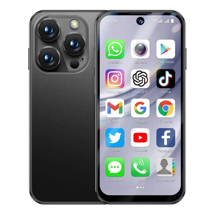 SOYES XS19 Pro, 3 Go + 32 Go, écran 3,8 pouces, Android 12.0, processeur quadricœur MTK6762, réseau 4G, double SIM, GPS, OTG, compatible avec le Google Play Store, 3 Go + 32 Go