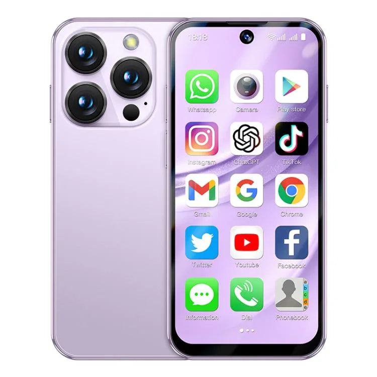 SOYES XS19 Pro, 3 Go + 32 Go, écran 3,8 pouces, Android 12.0, processeur quadricœur MTK6762, réseau 4G, double SIM, GPS, OTG, compatible avec le Google Play Store, 3 Go + 32 Go