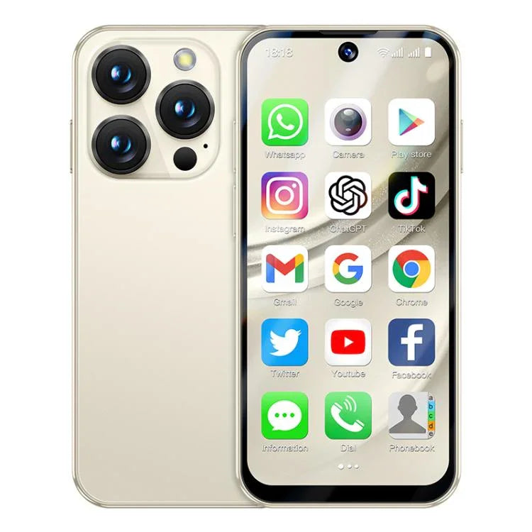 SOYES XS19 Pro, 3 Go + 32 Go, écran 3,8 pouces, Android 12.0, processeur quadricœur MTK6762, réseau 4G, double SIM, GPS, OTG, compatible avec le Google Play Store, 3 Go + 32 Go