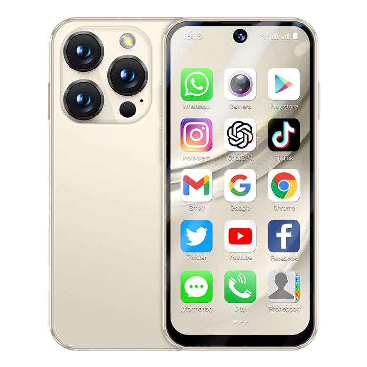 SOYES XS19 Pro, 4 Go + 64 Go, écran 3,8 pouces, Android 12.0, processeur quadricœur MTK6762, réseau 4G, double SIM, GPS, OTG, compatible avec le Google Play Store, 4 Go + 64 Go