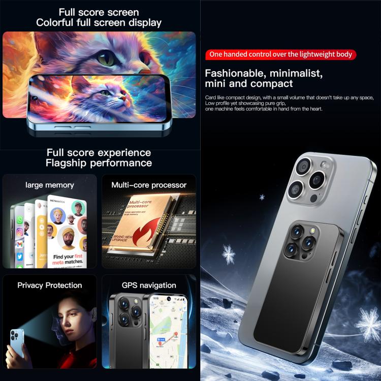 SOYES XS19 Pro, 4 Go + 64 Go, écran 3,8 pouces, Android 12.0, processeur quadricœur MTK6762, réseau 4G, double SIM, GPS, OTG, compatible avec le Google Play Store, 4 Go + 64 Go