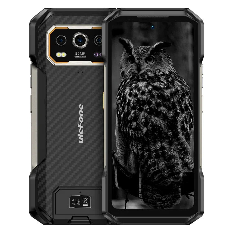 Ulefone Armor 27, téléphone robuste, 12 Go + 256 Go, vision nocturne, batterie 10 600 mAh, écran 6,78 pouces, Android 14, processeur MediaTek Helio G99 octa-core, réseau : 4G, NFC, OTG, Armor 27