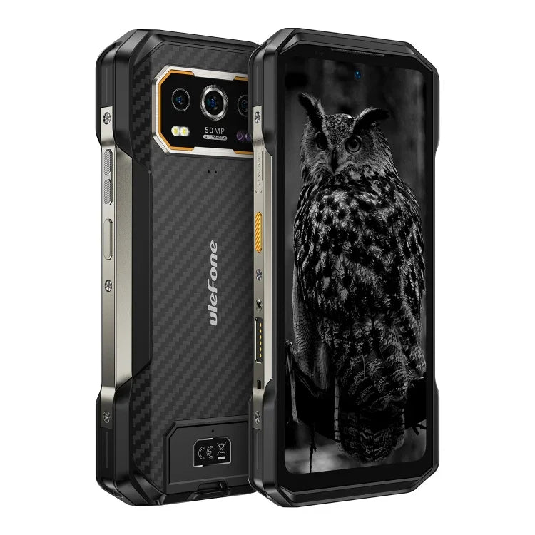 Ulefone Armor 27, téléphone robuste, 12 Go + 256 Go, vision nocturne, batterie 10 600 mAh, écran 6,78 pouces, Android 14, processeur MediaTek Helio G99 octa-core, réseau : 4G, NFC, OTG, Armor 27