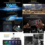 Ulefone Armor 27, téléphone robuste, 12 Go + 256 Go, vision nocturne, batterie 10 600 mAh, écran 6,78 pouces, Android 14, processeur MediaTek Helio G99 octa-core, réseau : 4G, NFC, OTG, Armor 27