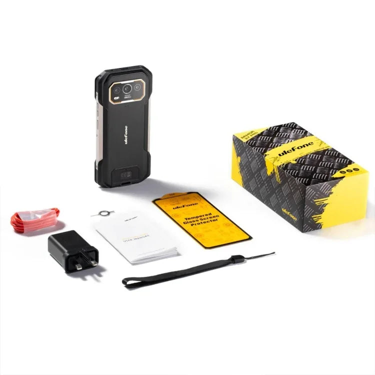 Ulefone Armor 27, téléphone robuste, 12 Go + 256 Go, vision nocturne, batterie 10 600 mAh, écran 6,78 pouces, Android 14, processeur MediaTek Helio G99 octa-core, réseau : 4G, NFC, OTG, Armor 27