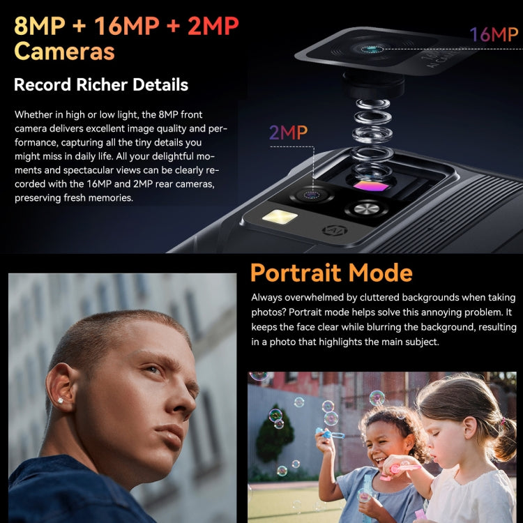 Blackview BV4800 Pro, 4 Go + 128 Go, IP68/IP69K/MIL-STD-810H, 6,56 pouces Android 14 Unisoc T606 Octa Core, réseau : 4G, OTG