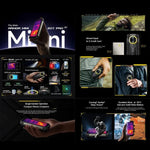 Ulefone Armor Mini 20T Pro, imagerie thermique, 8 Go + 256 Go, téléphone robuste IP68/IP69K, Android 14, processeur octocœur MediaTek Dimensity 6300 5G, réseau : 5G, NFC, OTG, Armor Mini 20T Pro