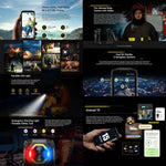 Ulefone Armor Mini 20T Pro, imagerie thermique, 8 Go + 256 Go, téléphone robuste IP68/IP69K, Android 14, processeur octocœur MediaTek Dimensity 6300 5G, réseau : 5G, NFC, OTG, Armor Mini 20T Pro