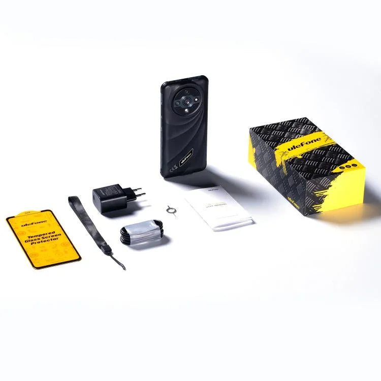 Ulefone Armor X31, 6 Go + 128 Go, vision nocturne, étanche IP68/IP69K, écran 6,56 pouces, Android 14, processeur octa-core MediaTek Helio G91, réseau : 4G, NFC, OTG, Armor X31