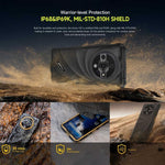 Ulefone Armor X31, 6 Go + 128 Go, vision nocturne, étanche IP68/IP69K, écran 6,56 pouces, Android 14, processeur octa-core MediaTek Helio G91, réseau : 4G, NFC, OTG, Armor X31