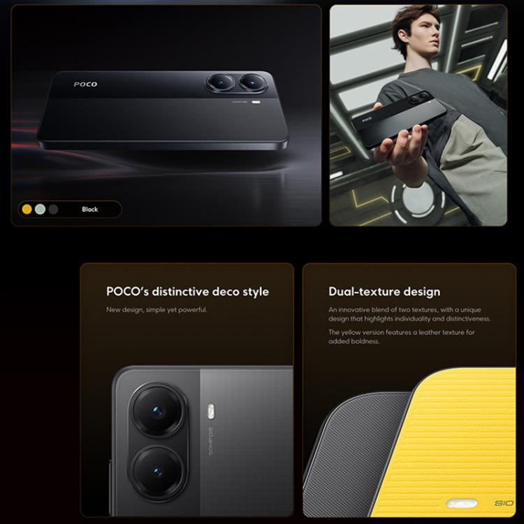 Xiaomi POCO X7 Pro 5G Global, 12 Go + 512 Go, empreinte digitale sous l'écran, 6,67 pouces Xiaomi HyperOS 2 MediaTek Dimensity 8400-Ultra Octa Core, NFC, Réseau : 5G, 12 Go + 512 Go
