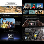 Ulefone Armor 30 Pro, téléphone robuste, 16 Go + 512 Go, vision nocturne, double écran 6,95 pouces + 3,4 pouces, Android 14, processeur octocœur MediaTek Dimensity 7300X, réseau : 5G, OTG, NFC, Armor 30 Pro
