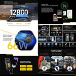 Ulefone Armor 30 Pro, téléphone robuste, 16 Go + 512 Go, vision nocturne, double écran 6,95 pouces + 3,4 pouces, Android 14, processeur octocœur MediaTek Dimensity 7300X, réseau : 5G, OTG, NFC, Armor 30 Pro