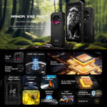 Ulefone Armor X32 Pro 5G, 8 Go + 256 Go, vision nocturne, téléphone robuste IP68/IP69K, Android 14, écran 5,65 pouces, processeur octa-core MediaTek Dimensity 6300, réseau : 5G, NFC, OTG, Armor X32 Pro 5G