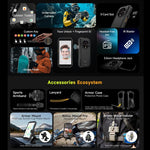 Ulefone Armor X32 Pro 5G, 8 Go + 256 Go, vision nocturne, téléphone robuste IP68/IP69K, Android 14, écran 5,65 pouces, processeur octa-core MediaTek Dimensity 6300, réseau : 5G, NFC, OTG, Armor X32 Pro 5G