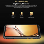 Téléphone durci Oukitel WP23 Plus, 8 Go + 256 Go, Android 14.0 de 6,52 pouces Unisoc T606 Octa-core, NFC, OTG, Réseau : 4G, WP23 Plus 8 Go + 256 Go
