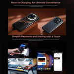 Oukitel WP55 Pro 5G, smartphone robuste, 16 Go + 512 Go, appareil photo 108 Mpx, lecteur d'empreintes digitales, écran 6,6 pouces, Android 15, processeur octa-core MediaTek Dimensity 7025, NFC, OTG, réseau 5G, WP55 Pro