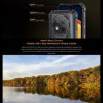 Téléphone robuste Oukitel G1, 6 Go + 256 Go, identification par empreinte digitale, Android 14 6,52 pouces, processeur octa-core T606, NFC, OTG, réseau : 4G