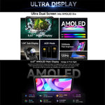 Ulefone Armor 28 Pro, téléphone robuste, 16 Go + 512 Go, vision nocturne, batterie 10 600 mAh, écran 6,67 pouces + 1,04 pouce, Android 15, processeur octa-core MediaTek Dimensity 7300, compatible 5G et NFC.