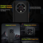 Ulefone Armor X32, téléphone robuste, 8 Go + 256 Go, vision nocturne, écran 5,65 pouces, Android 14, processeur octocœur MediaTek Helio G91, réseau : 4G, NFC, OTG