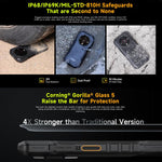 Ulefone Armor X32, téléphone robuste, 8 Go + 256 Go, vision nocturne, écran 5,65 pouces, Android 14, processeur octocœur MediaTek Helio G91, réseau : 4G, NFC, OTG