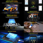 Ulefone Armor X32, téléphone robuste, 8 Go + 256 Go, vision nocturne, écran 5,65 pouces, Android 14, processeur octocœur MediaTek Helio G91, réseau : 4G, NFC, OTG