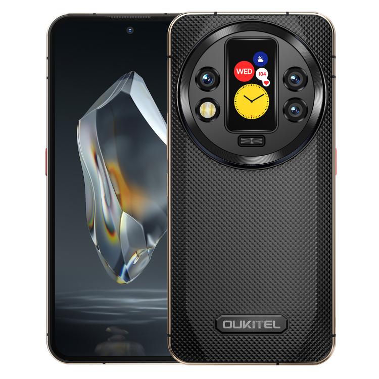 Oukitel WP200 Pro 5G, téléphone robuste, 24 Go + 1 To, lecteur d'empreintes digitales sous l'écran, écran 6,7 pouces, Android 15.0, processeur octocœur MTK Dimensity 8200, NFC, OTG, réseau 5G
