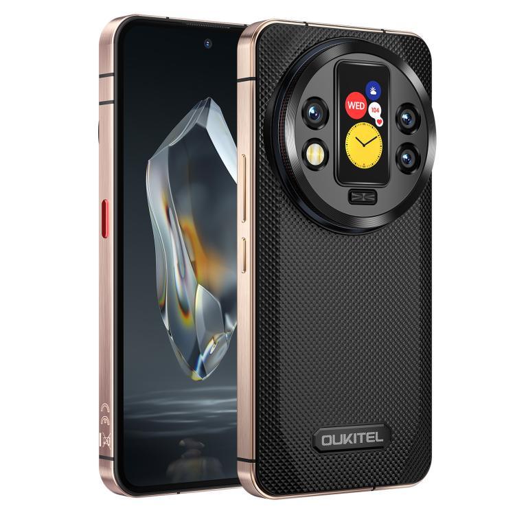 Oukitel WP200 Pro 5G, téléphone robuste, 24 Go + 1 To, lecteur d'empreintes digitales sous l'écran, écran 6,7 pouces, Android 15.0, processeur octocœur MTK Dimensity 8200, NFC, OTG, réseau 5G