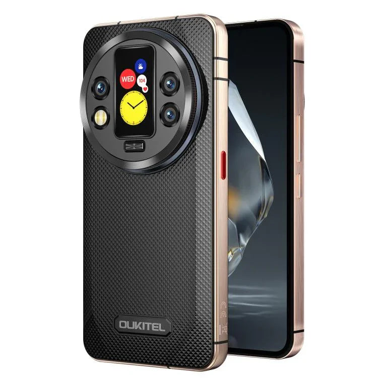Oukitel WP200 Pro 5G, téléphone robuste, 24 Go + 1 To, lecteur d'empreintes digitales sous l'écran, écran 6,7 pouces, Android 15.0, processeur octocœur MTK Dimensity 8200, NFC, OTG, réseau 5G