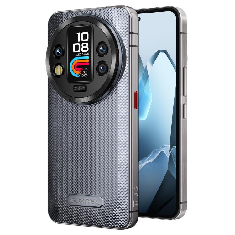 Oukitel WP200 Pro 5G, téléphone robuste, 24 Go + 1 To, lecteur d'empreintes digitales sous l'écran, écran 6,7 pouces, Android 15.0, processeur octocœur MTK Dimensity 8200, NFC, OTG, réseau 5G