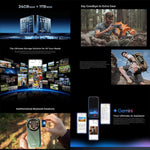 Oukitel WP200 Pro 5G, téléphone robuste, 24 Go + 1 To, lecteur d'empreintes digitales sous l'écran, écran 6,7 pouces, Android 15.0, processeur octocœur MTK Dimensity 8200, NFC, OTG, réseau 5G
