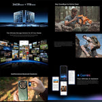 Oukitel WP200 Pro 5G, téléphone robuste, 24 Go + 1 To, lecteur d'empreintes digitales sous l'écran, écran 6,7 pouces, Android 15.0, processeur octocœur MTK Dimensity 8200, NFC, OTG, réseau 5G