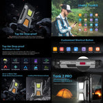 Unihertz 8849 Tank 2 Pro, téléphone robuste avec projecteur de vision nocturne, 12 Go + 256 Go, écran 6,79 pouces, Android 14, processeur octa-core MTK6789, réseau 4G.