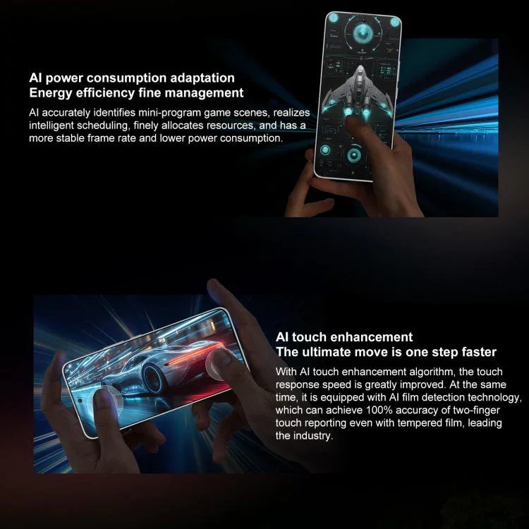 Honor X60 GT, 12 Go + 256 Go, lecteur d'empreintes digitales intégré à l'écran, écran 6,7 pouces, MagicOS 9.0, Android 15.0, processeur Snapdragon 8+ Gen 1 octocœur, réseau : 5G, OTG, NFC, 12 Go + 256 Go
