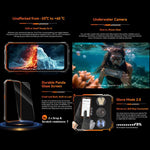 Blackview Oscal Marine 2, 4GB+64GB, 6,56 pouces Android 15 Unisoc UMS9230E T615 Octa Core, Réseau: 4G, OTG, NFC, 4GB+64GB