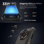 Ulefone Armor X16, 6 Go+128 Go, Vision Nocturne, Téléphone Robuste IP68/IP69K, Android 15 de 6,56 pouces MediaTek Helio G91 Octa Core, Réseau : 4G, NFC, OTG, Armor X16, 6 Go+128 Go